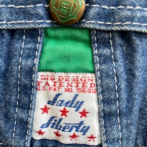 VINTAGE LADY LIBERTY OVERALLS IN BLUE‎ - Picture 5 of 10